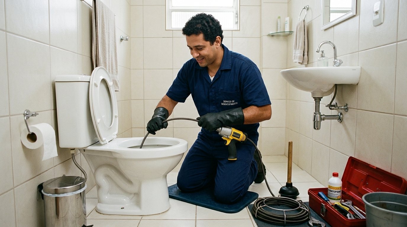 Atendimento em Vaso Sanitário em São José do Rio Preto‑SP
