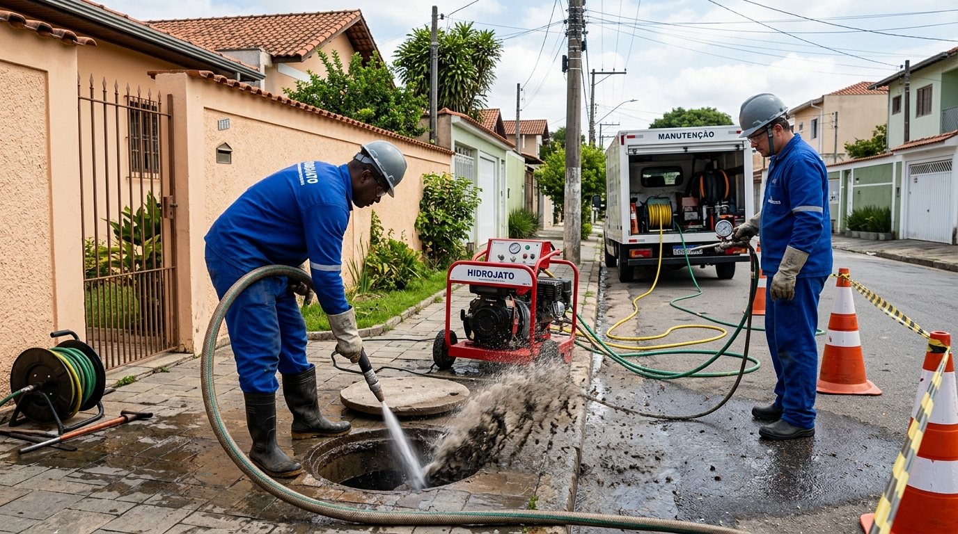 Hidrojateamento Residencial em São José do Rio Preto‑SP